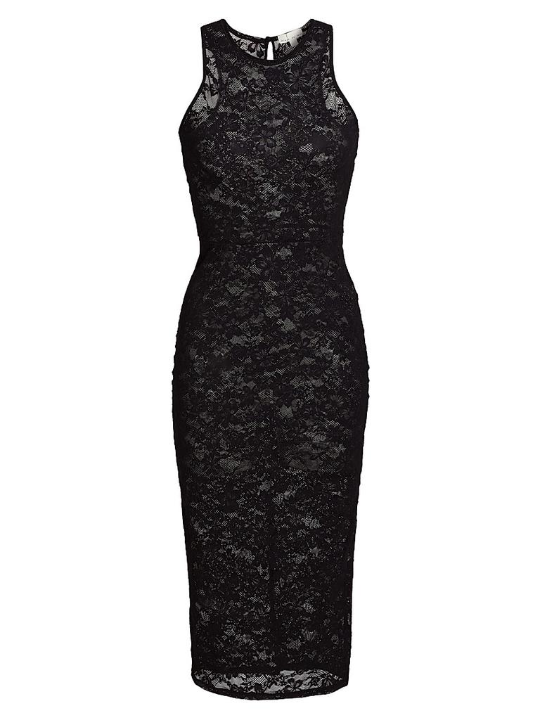 ANDERSSON BELL Black Cloud Halter Knit Minidress - Dresses