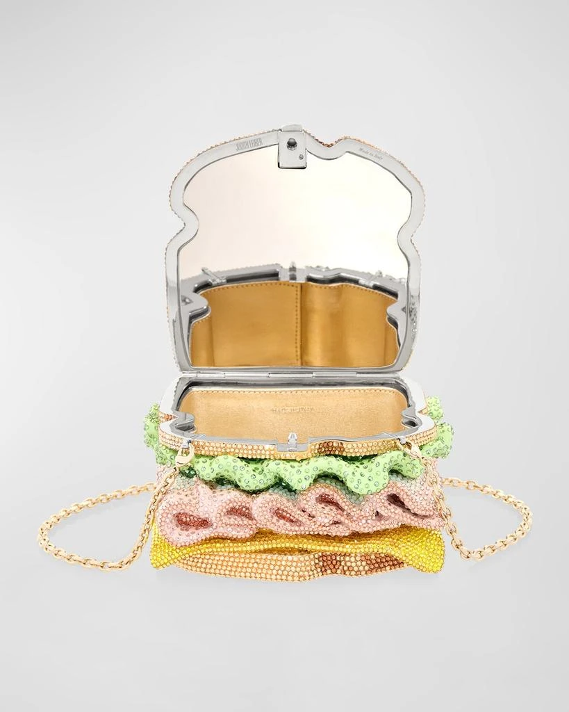 Judith Leiber Lightly Toasted Crystal Sandwich Minaudiere 2