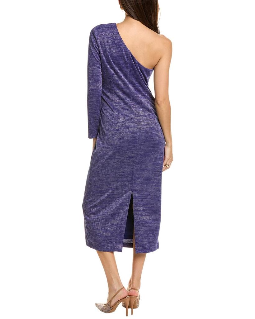 JS Collections Maddie One-Shoulder Midi Dress