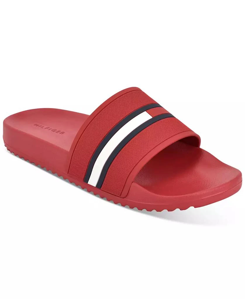 Tommy Hilfiger Men's Redder Flag Logo Pool Slide Sandals 1