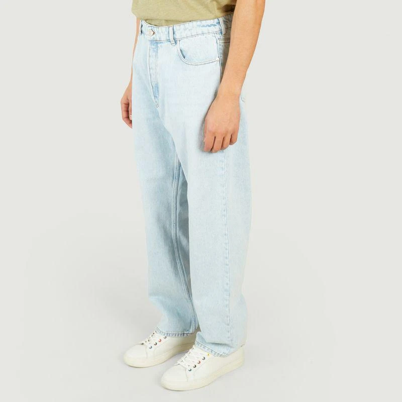 AMI Loose Fit Jeans Bleu Javel AMI PARIS 2
