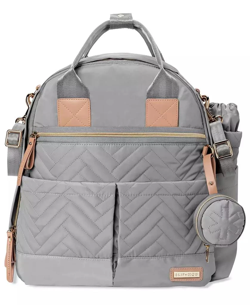 Skip Hop Suite Convertible Diaper Backpack, 6 Piece Set 1