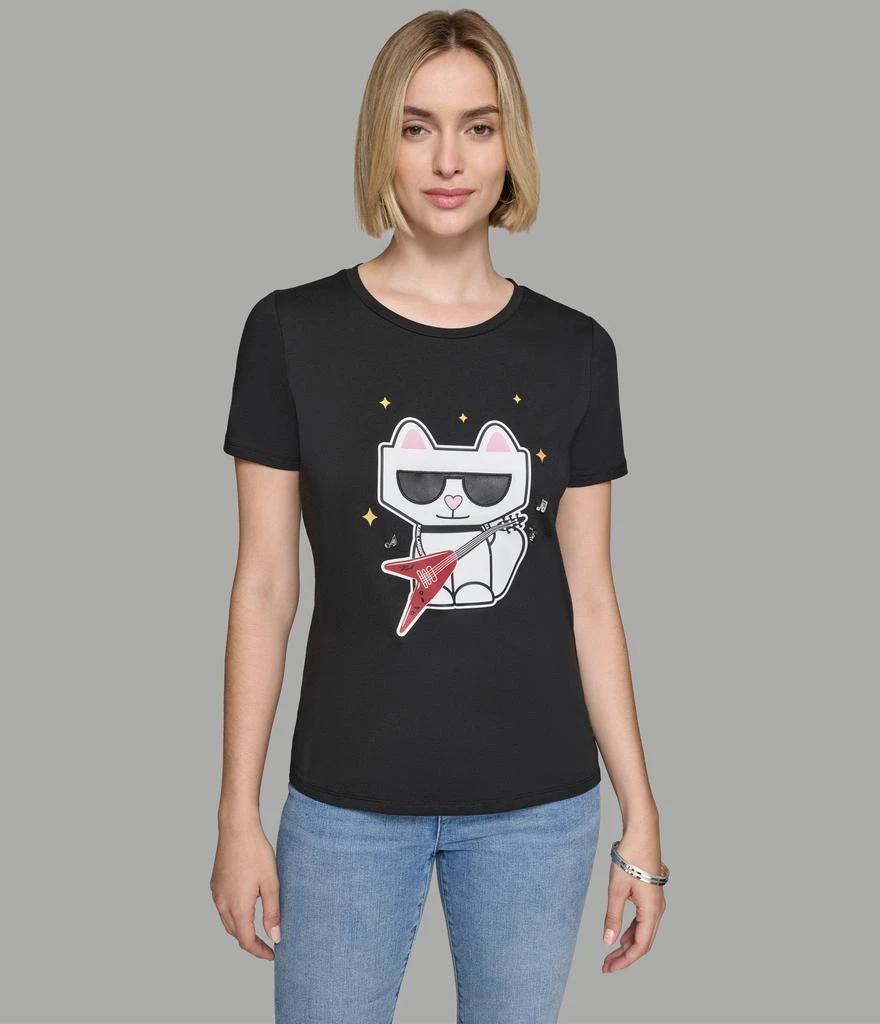 Karl Lagerfeld Paris ROCKER CHOUPETTE TEE 1