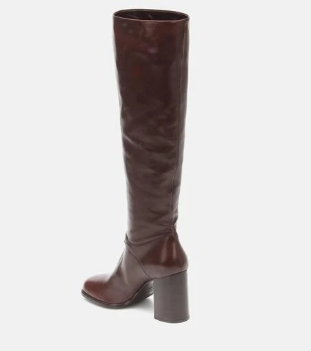Miu Miu Leather knee-high boots 3