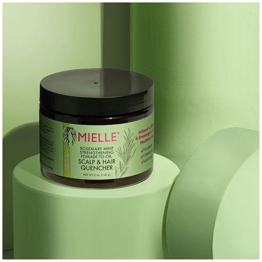 Mielle Organics Strengthening Pomade-to-Oil Scalp Quencher Rosemary Mint 7