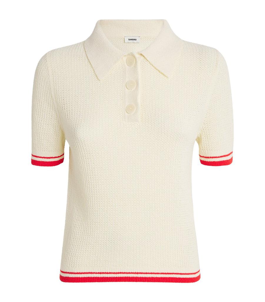トップス orimi GLITTER KNIT POLO size1 sullen 9b2d3a49-2f9a-3104-b461-