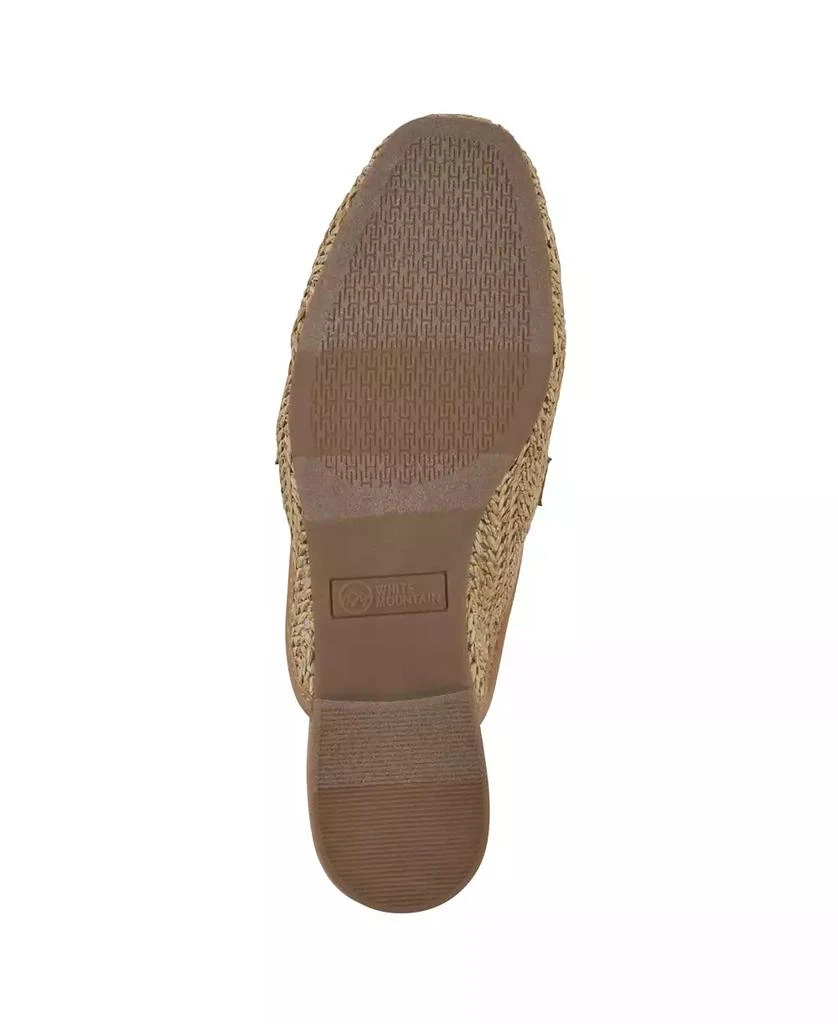 White Mountain Women's Bobbin Slip-On Mules 5