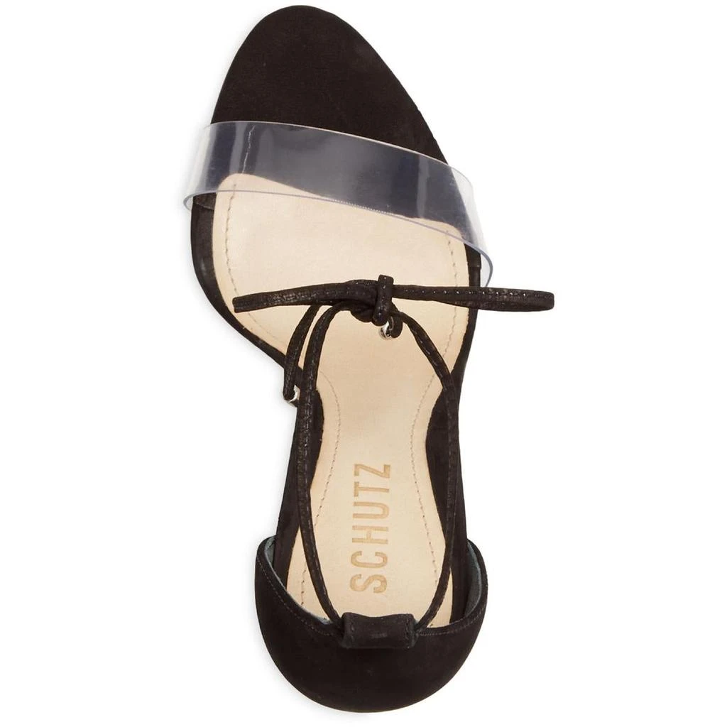 Schutz Anahe Womens Suede Rhinestone Heels 2