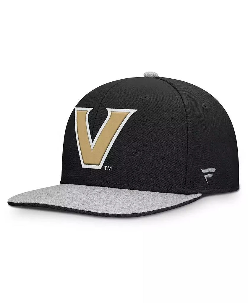 Fanatics Men's Black Vanderbilt Commodores Loden Snapback Hat