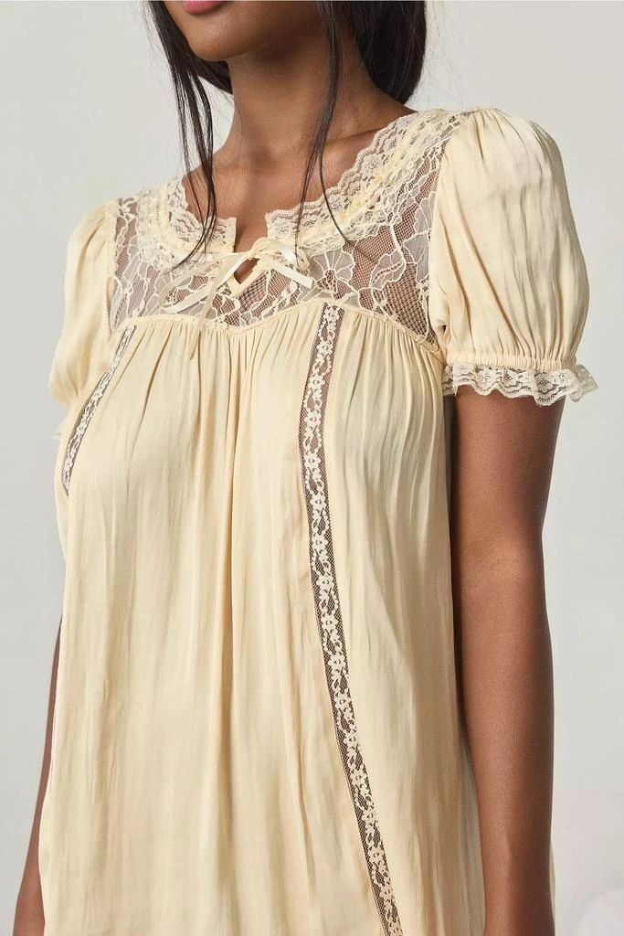 Out From Under Out From Under Juniper Satin Lace Trim Sleep Dress 3