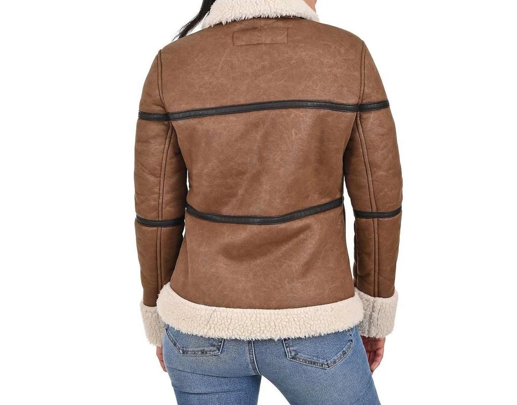 LEE Sherpa Jacket In Capuccino 2