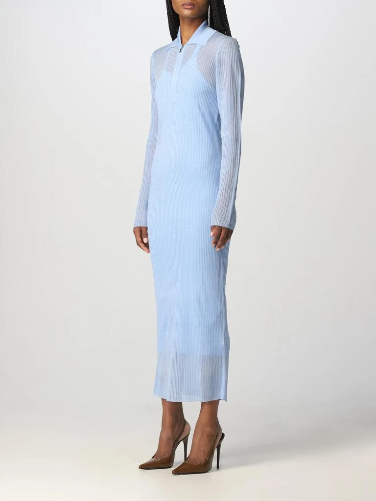 light blue knit maxi dress Brynn Orchid Knit Maxi Dress - Baby Blue main image 0