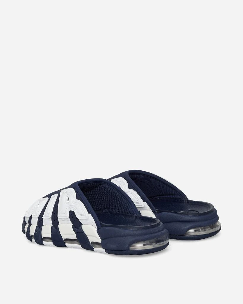 NIKE Air More Uptempo Slides Midnight Navy / University Red 4