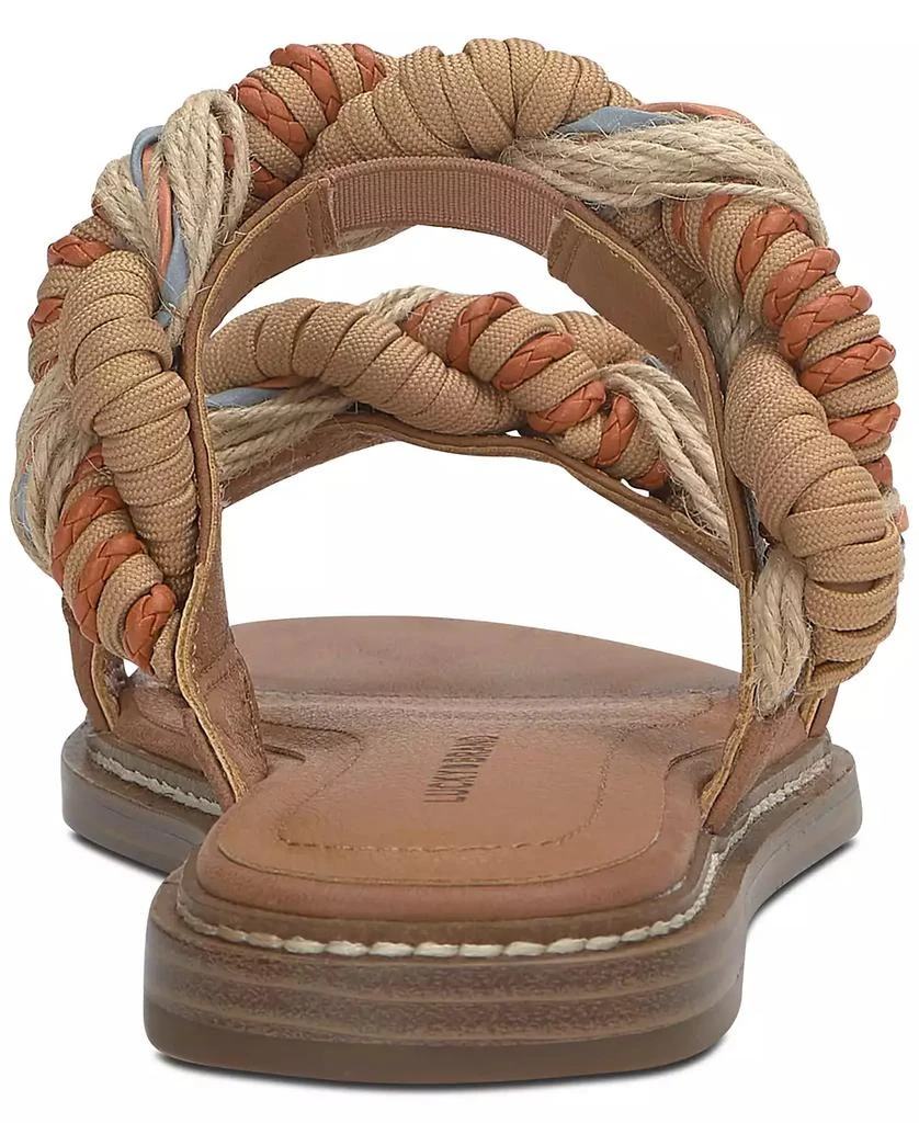 Lucky Brand Women's Kabrina Braided Flat Slide Sandals 3