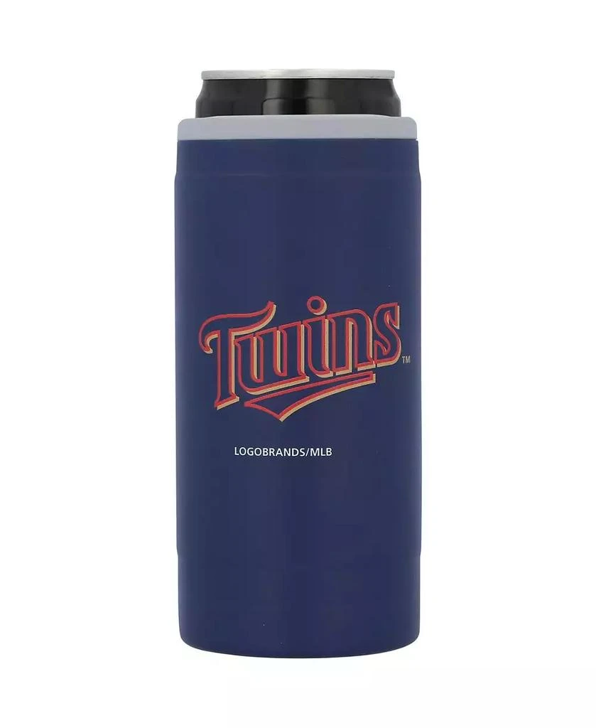 Logo Brands Minnesota Twins 12 Oz Flipside Powdercoat Slim Can Cooler 2