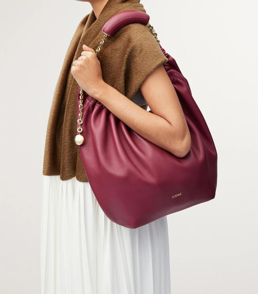 Loewe Medium Leather Squeeze Top-Handle Bag 5