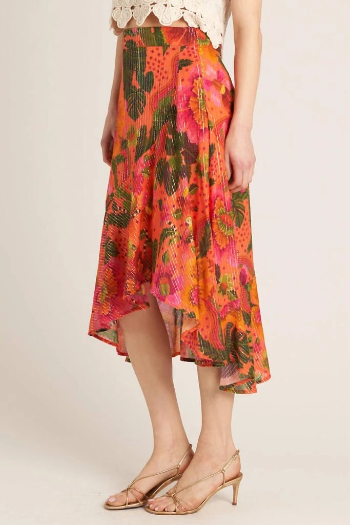 En Creme En Creme - Tropical Midi Skirt 5