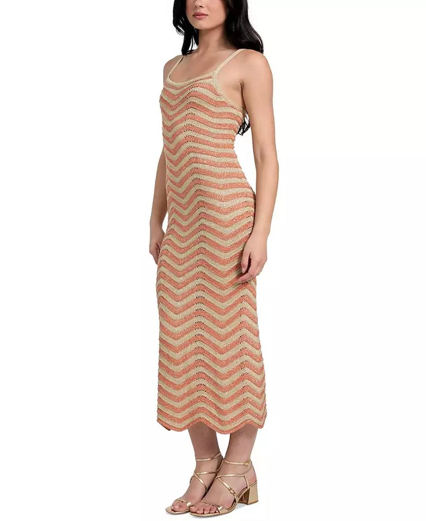 chinese dress ladies GUESS Women's Sequined Chevron-Print Tank Dress Gold Combo 12