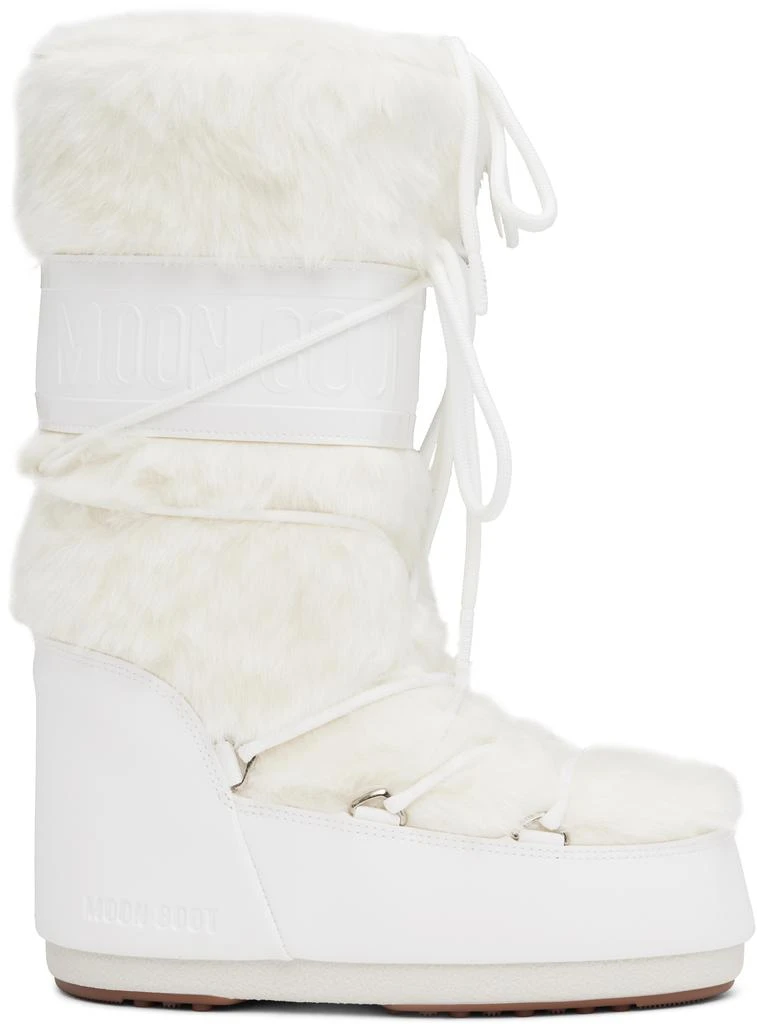Moon Boot White Icon Faux-Fur Boots 1