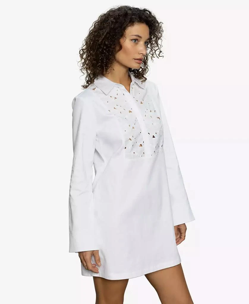 Sanctuary Women's Lace Yoke Insert Pull On Dress 4