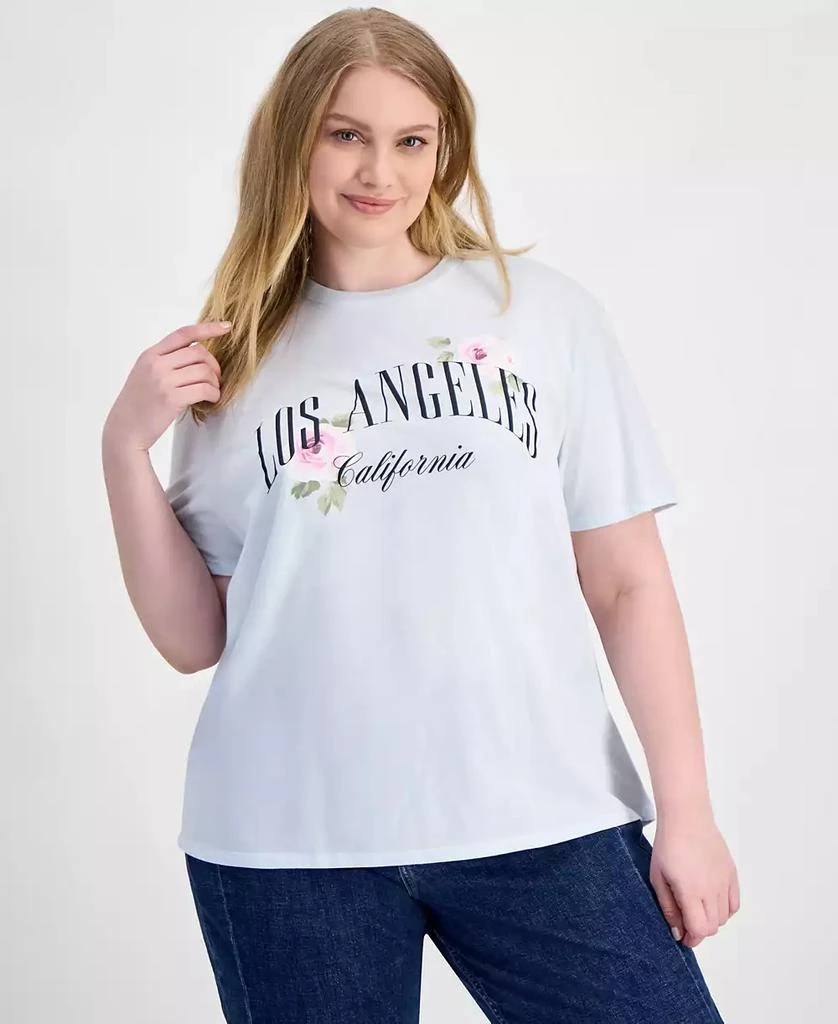 Love Tribe Trendy Plus Size Los Angeles T-Shirt