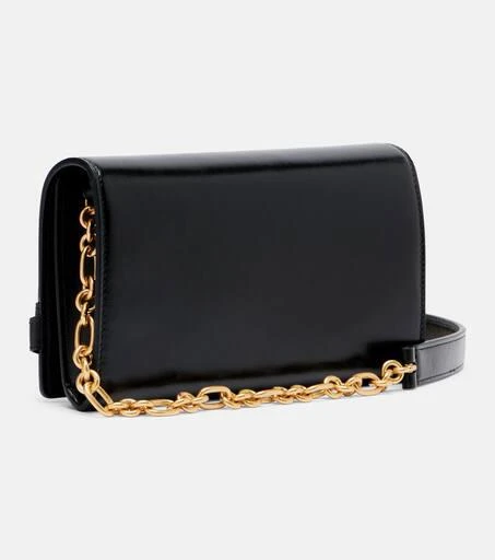 Balmain Shuffle Micro leather wallet on chain 4