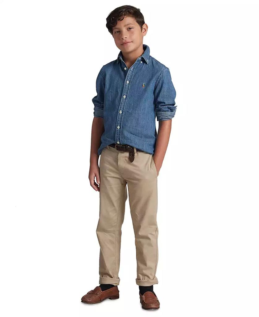 Ralph Lauren Big Boys Cotton Chambray Sport Shirt