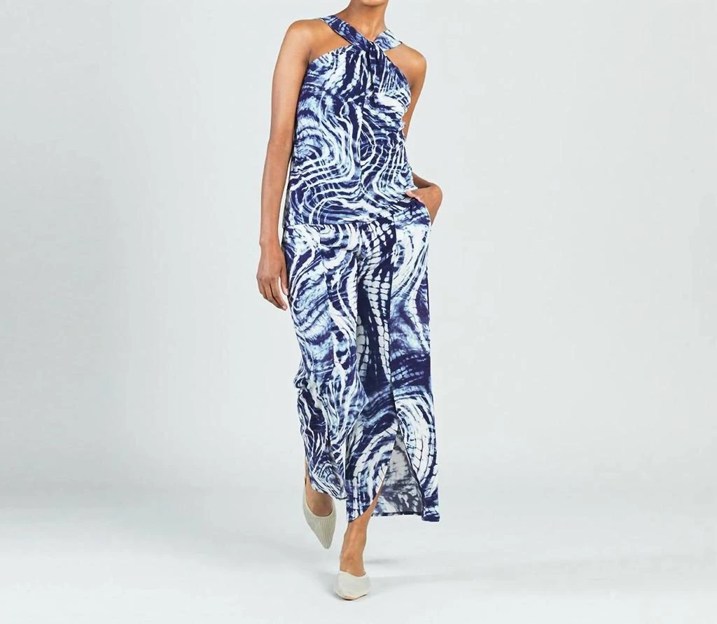 Clara Sun Woo Clara Sun Woo - Crepe Knit Front Slit Ankle Petal Pant 4