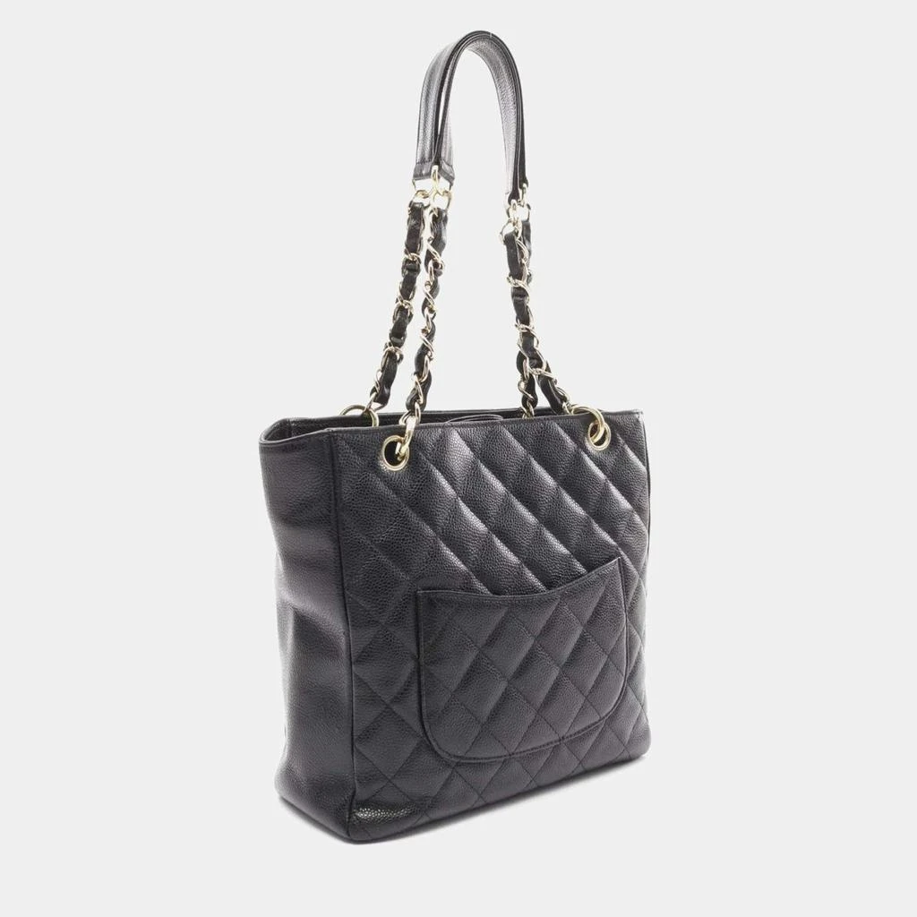 Chanel Chanel PST Black Leather Tote Bag 2