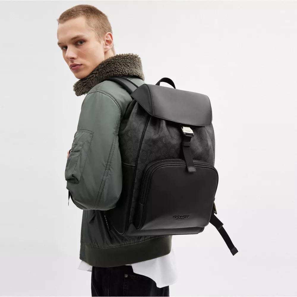 Coach Racer Backpack In Signature