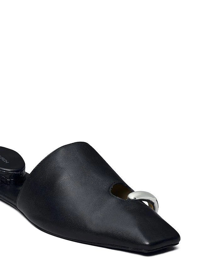 Tory Burch Women's Pierced Leather Mules 4