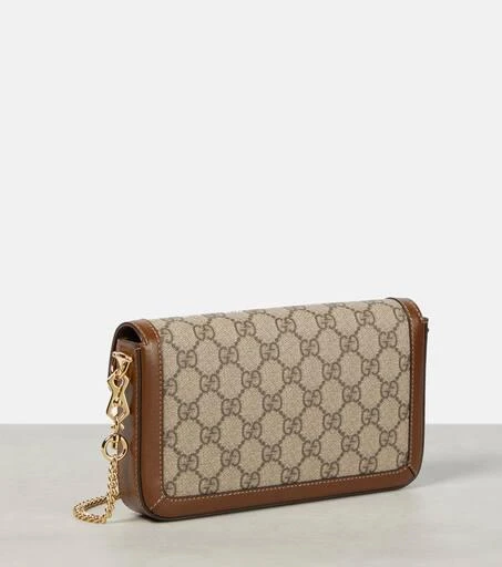 Gucci Gucci Horsebit 1955 canvas clutch 4