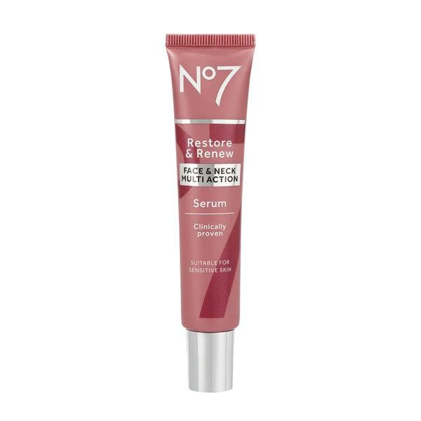 No7 Restore & Renew Multi Action Face & Neck Serum (Various Sizes) 1