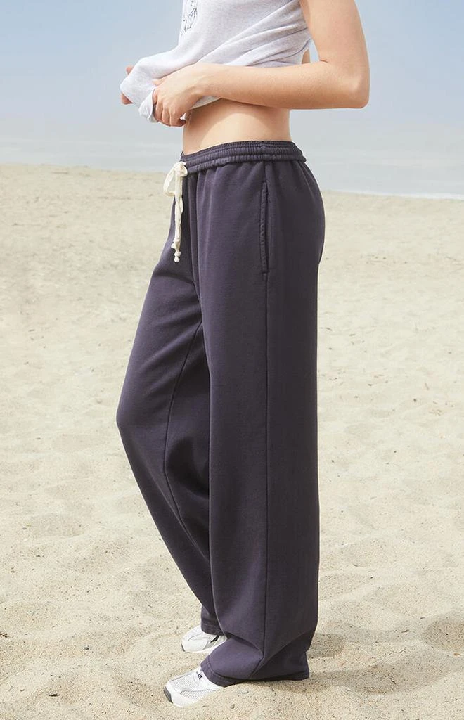 John Galt Navy Anastasia Tie Baggy Sweatpants 2
