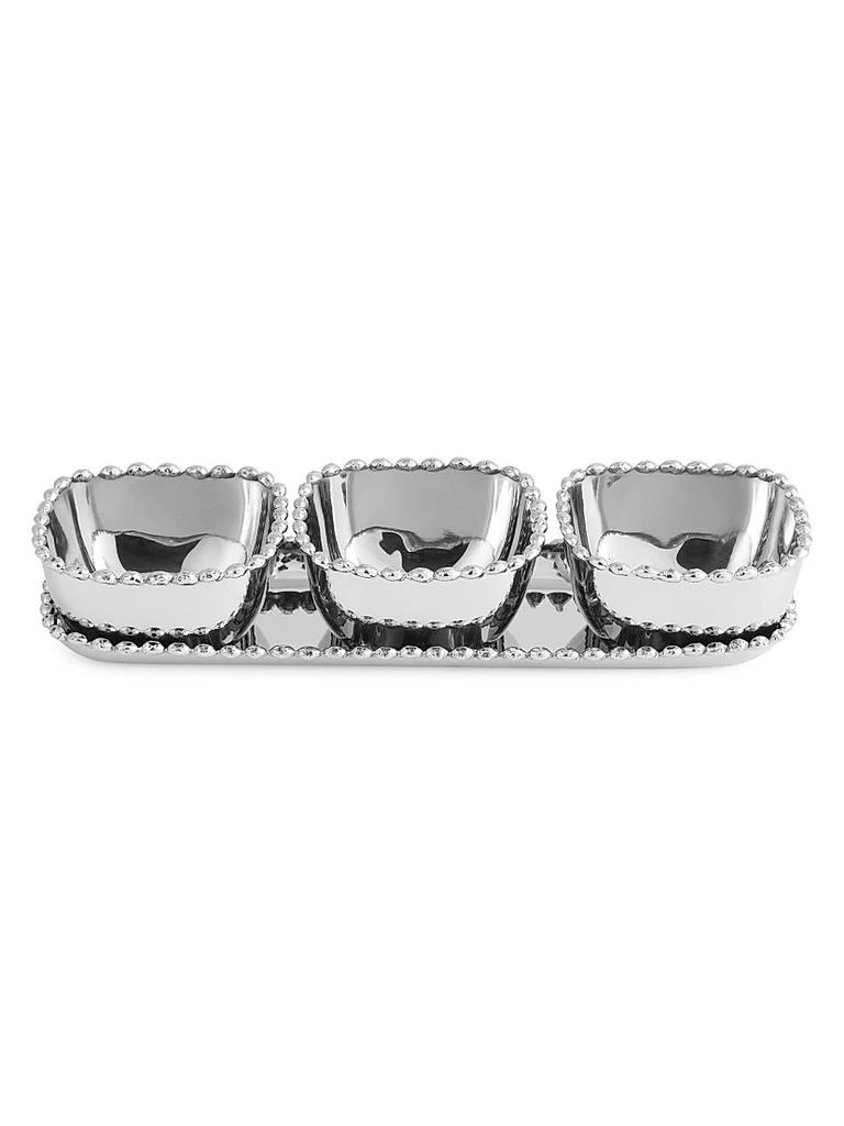Michael Aram Molten 3-Piece Bowl & Tray Set 2