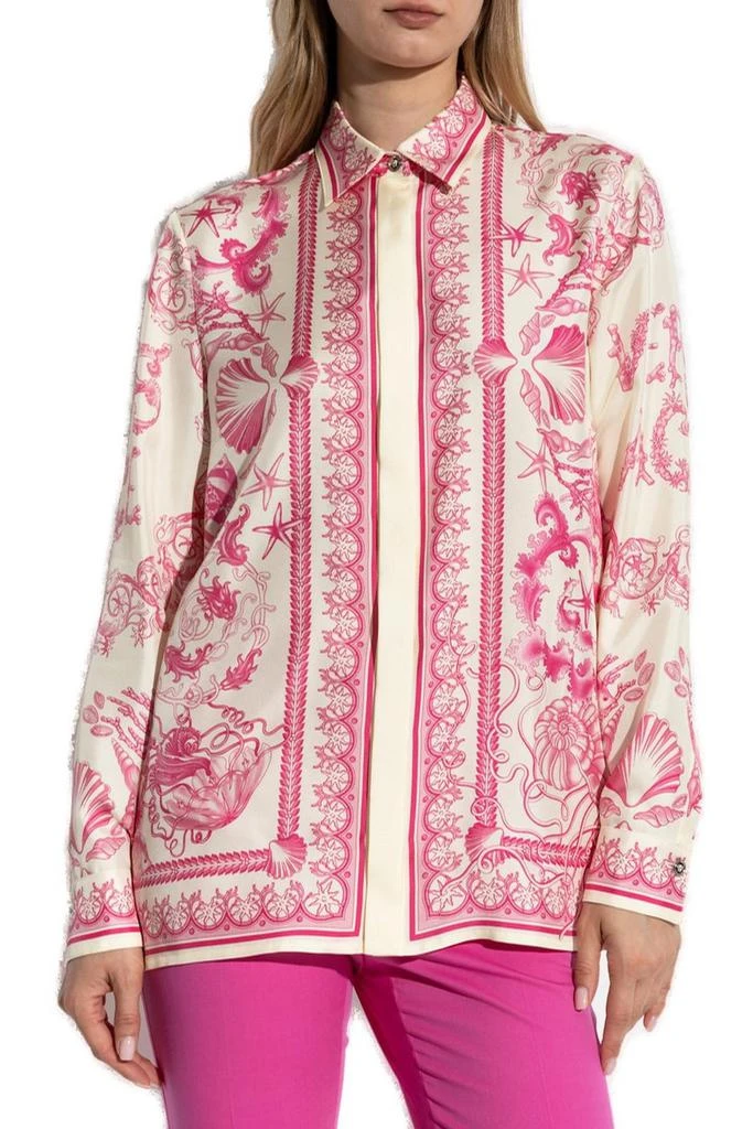 Versace Versace Barocco Printed Long-Sleeved Shirt 2