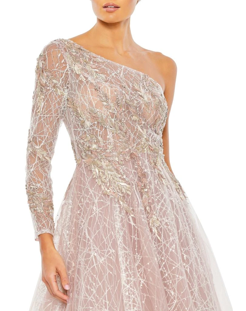 Mac Duggal Embroidered One Shoulder Bodice Ballgown 2