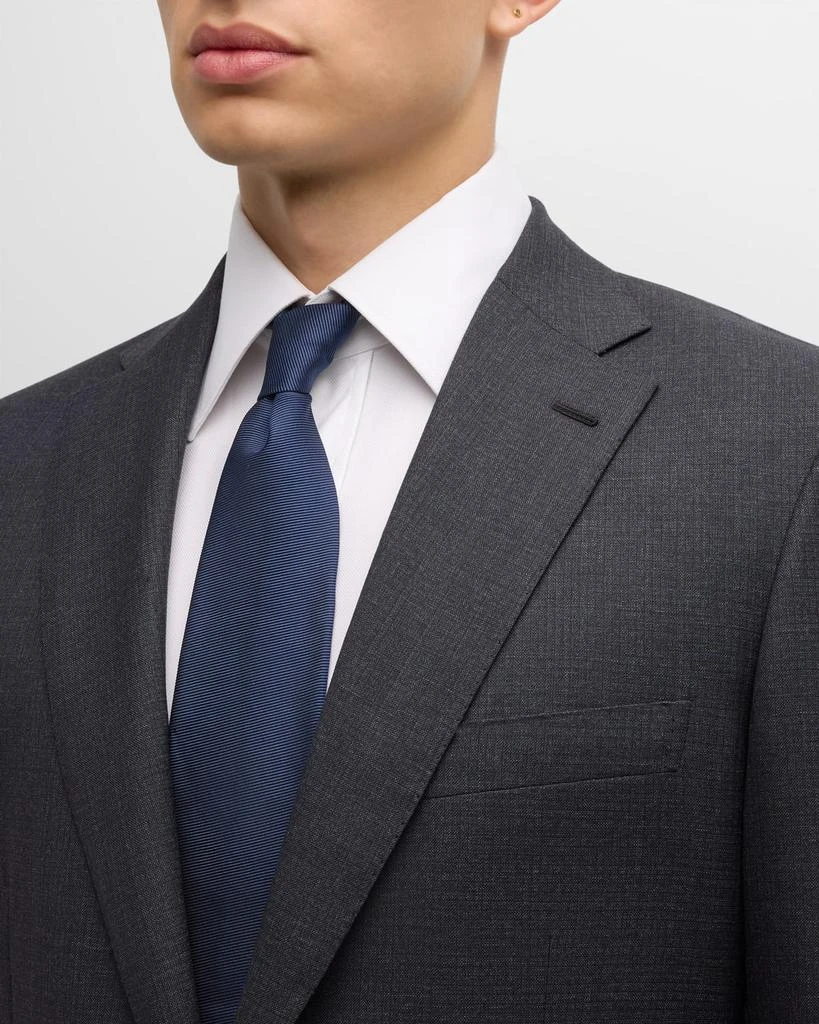 Brioni Men's Tonal Check Wool Suit 7