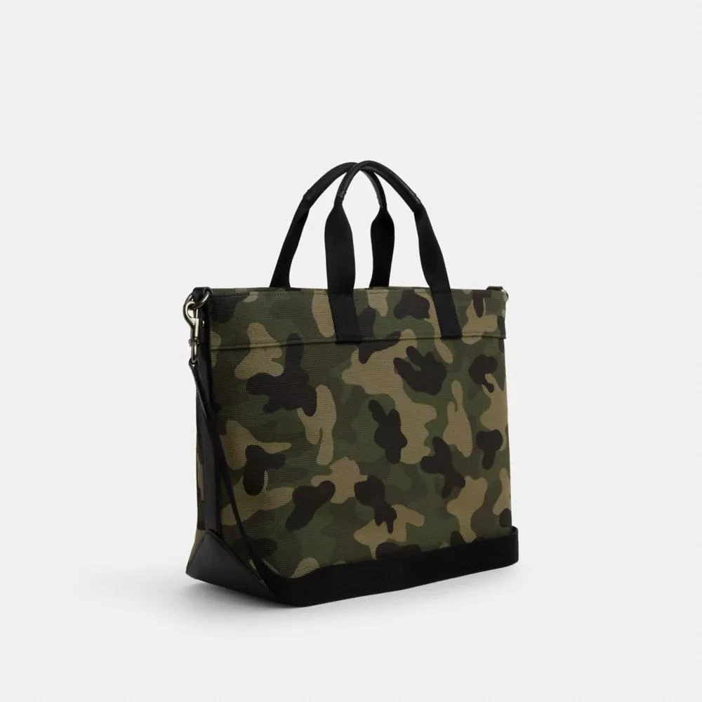 Coach Tote Bag 38 With Camo Print 4