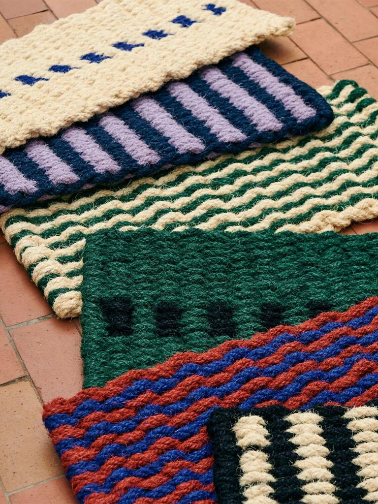 HAY Striped Woven Doormat 2
