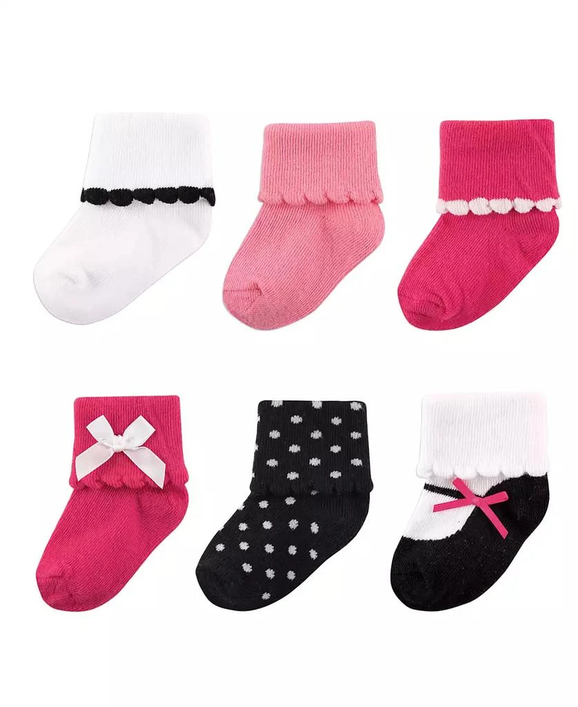 Luvable Friends 6Pk Dress Socks