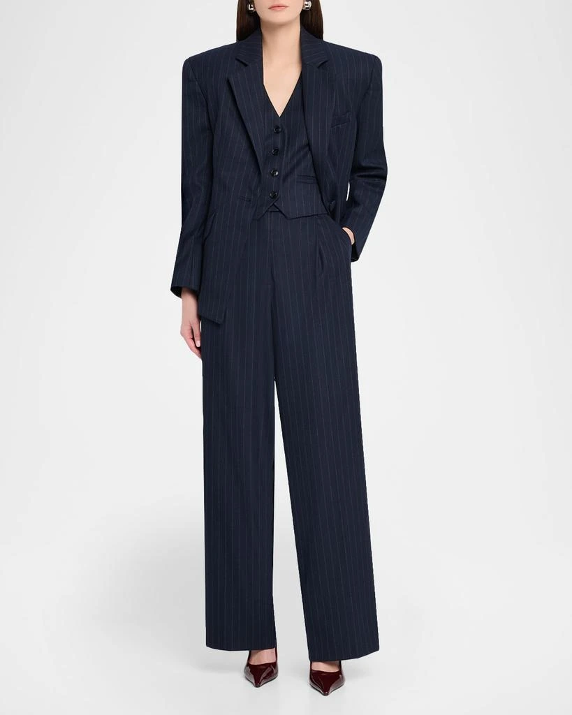 Sans Faff Atlas Pinstripe Twill Blazer 2