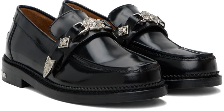 Toga Virilis Black Polished Loafers 4