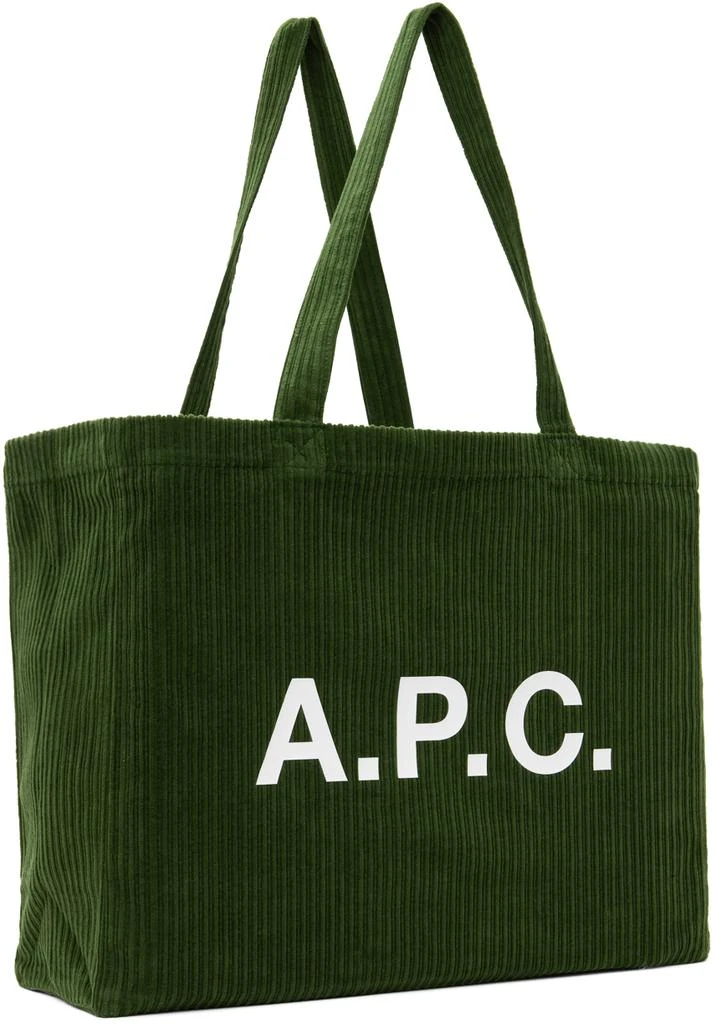 A.P.C. Green Diane Shopping Tote 2