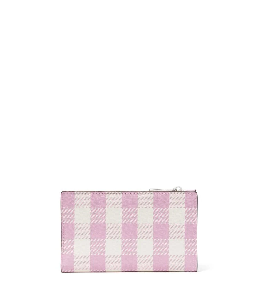 Kate Spade Morgan Gingham Field Printed Pvc Small Slim Bifold Wallet 2