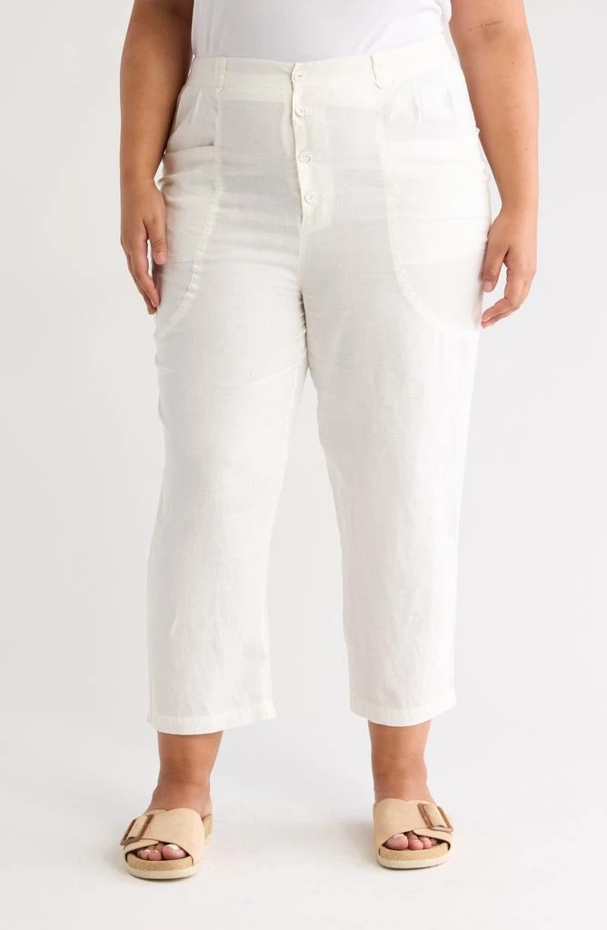 Joie Gia Button Fly Linen Pants 1