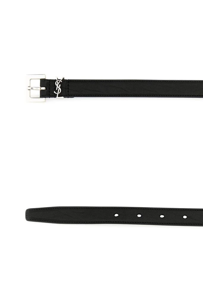 Yves Saint Laurent Black leather belt 2