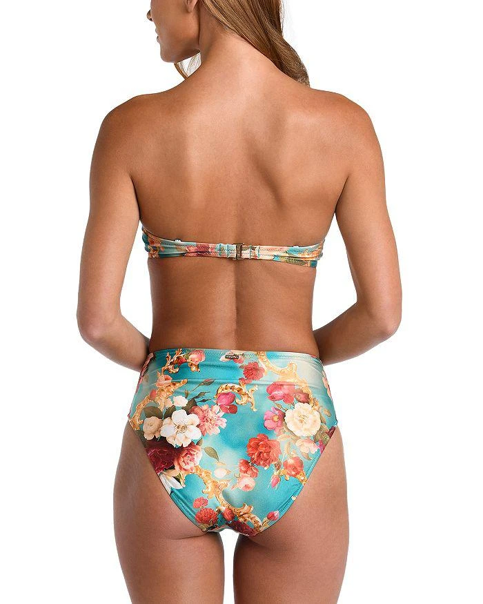 L'Agence Alexandria Roses Strappy Bikini Top 3