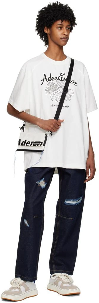 ADER error White Tever T-Shirt 4