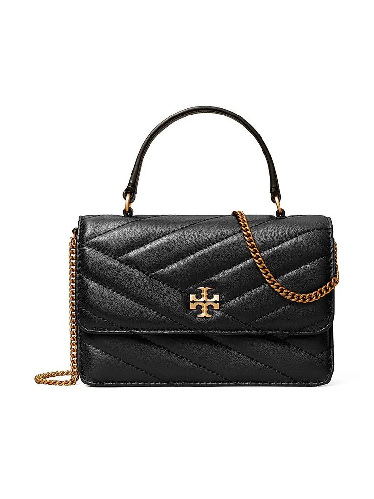 Tory Burch Mini Kira Chevron Leather Top Handle Bag 1